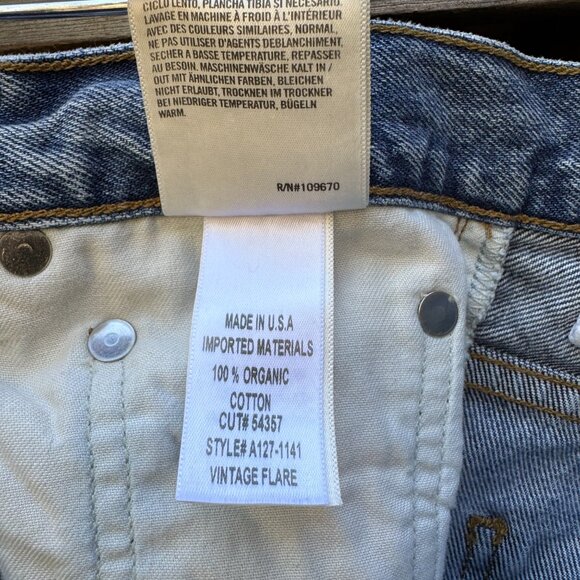 Agolde Vintage High Rise Flare sz 27 - Picture 9 of 12